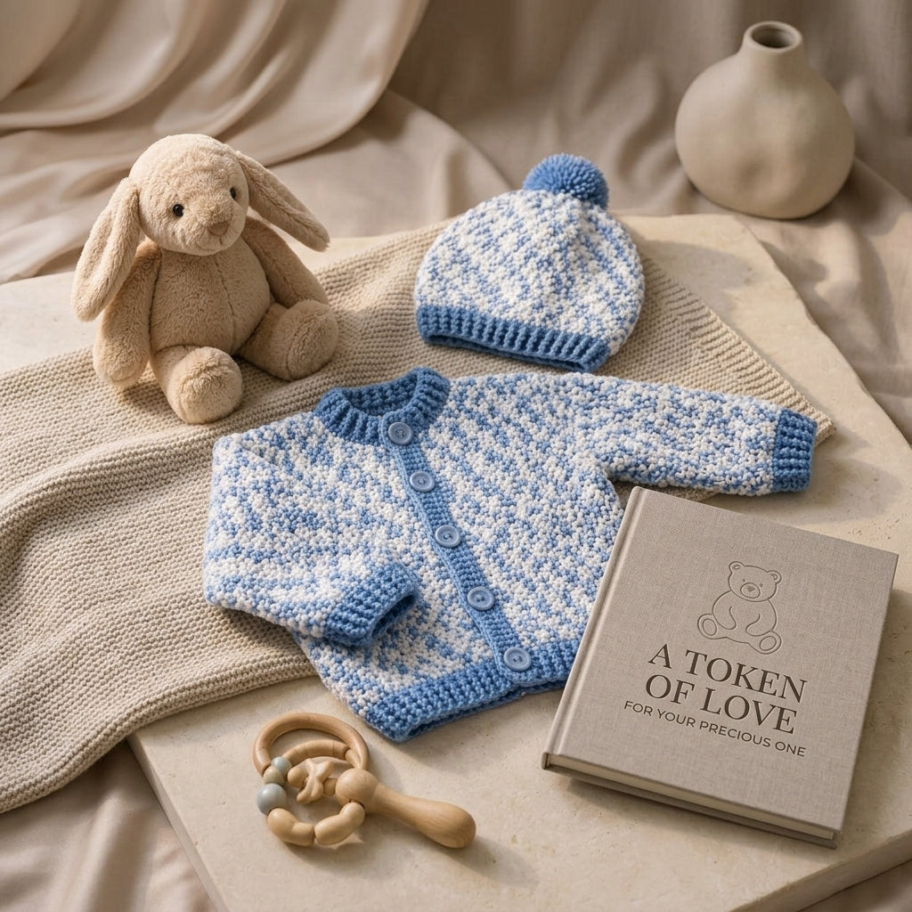 Cardigan Hat Sweater Baby Cardigan | Crochet Pattern PDF