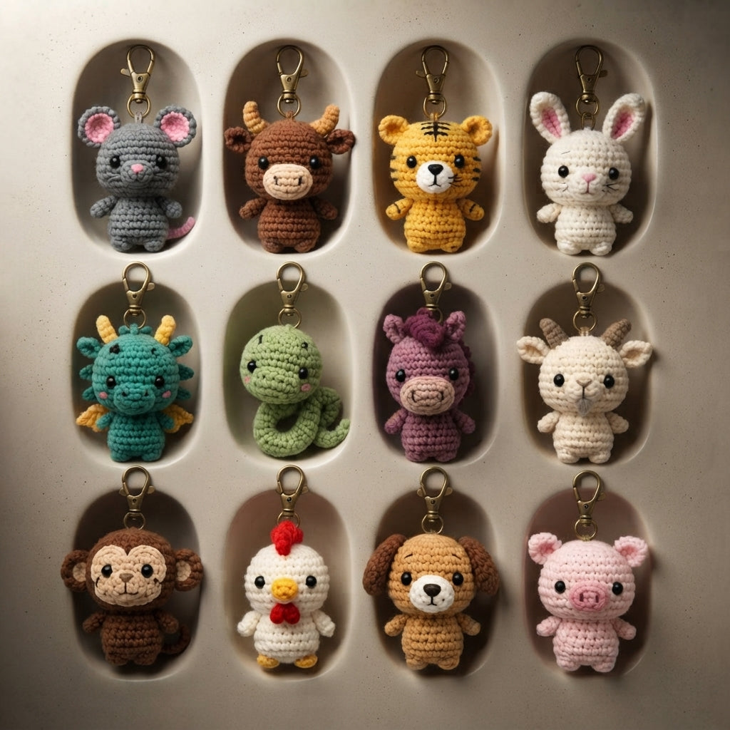 Epic Crochet Collection | 12+ Keychain Patterns