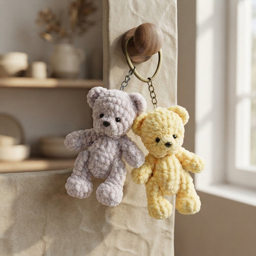 Adorable Keychain Keychain | Crochet Pattern PDF