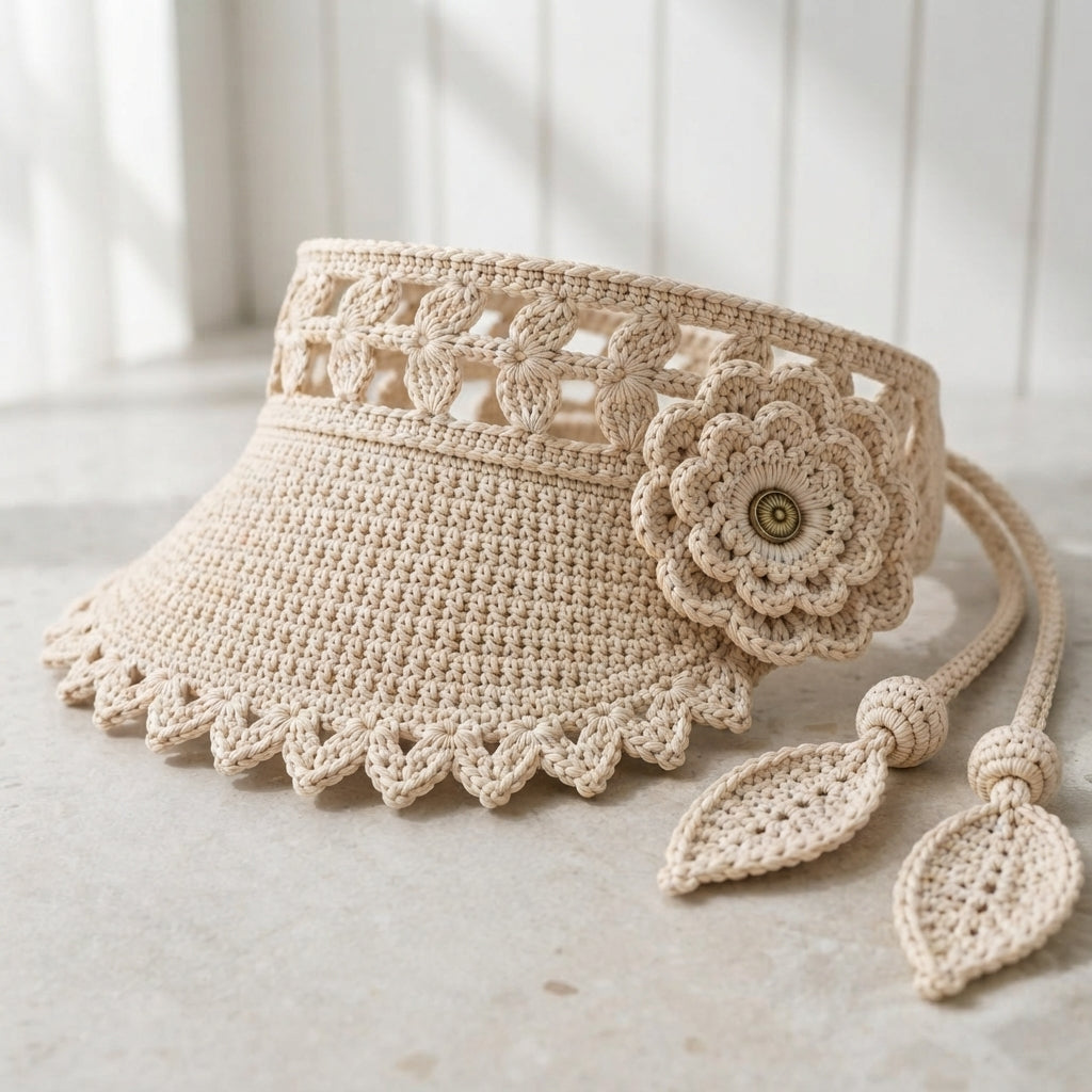 Graceful Sun Visor | Handmade Hat PDF