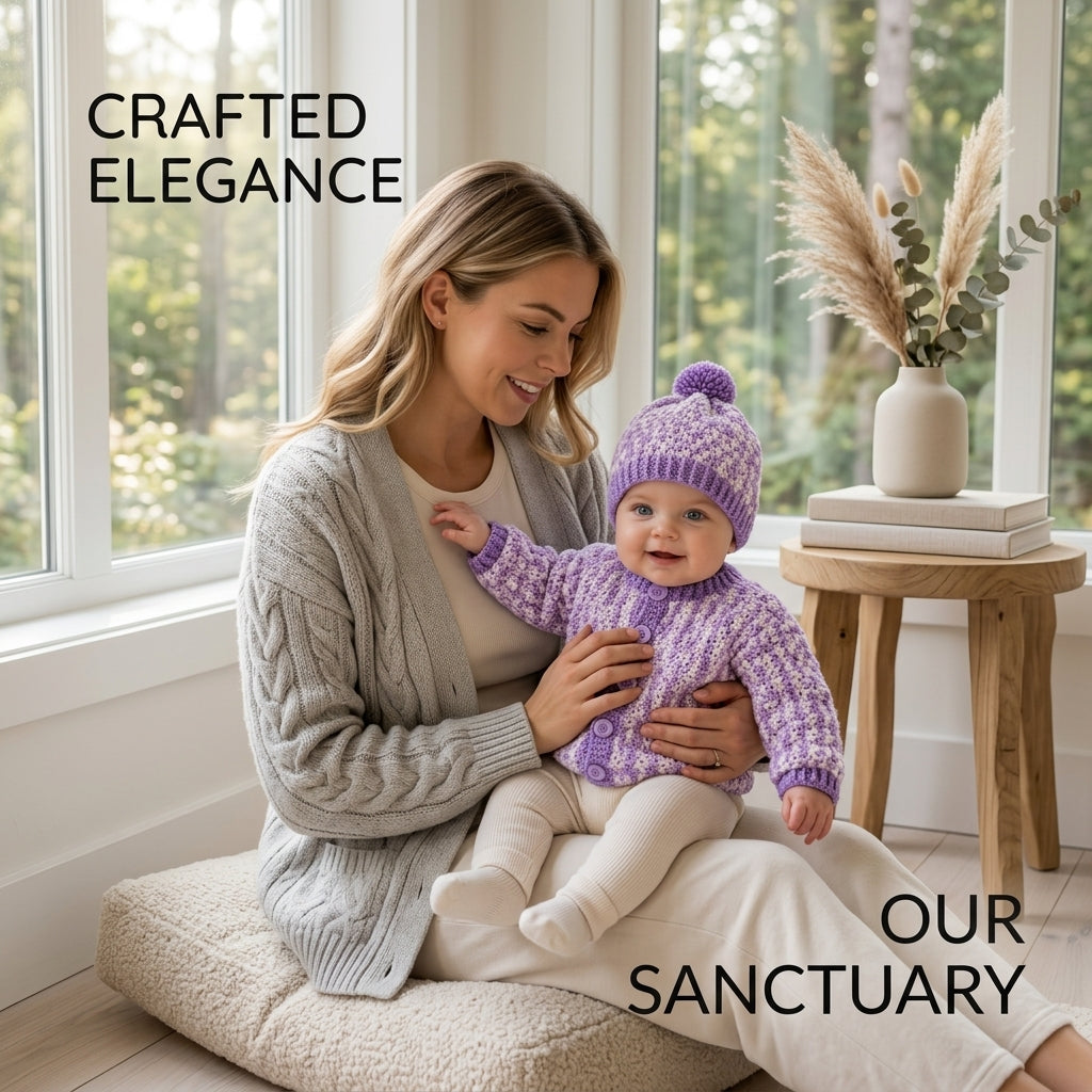 Cardigan Hat Sweater Baby Cardigan | Crochet Pattern PDF