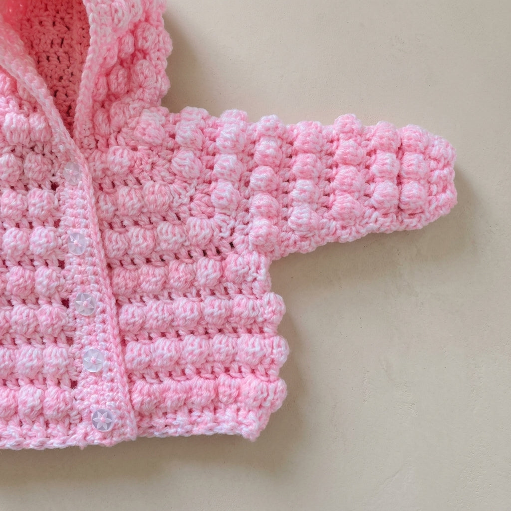 Bobble Baby Hoodie | Crochet Pattern PDF