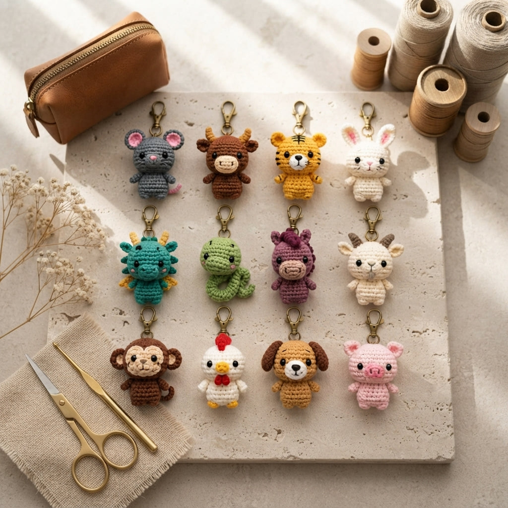 Epic Crochet Collection | 12+ Keychain Patterns