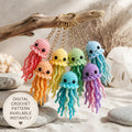Whimsical Jellyfish Keychain | PDF Crochet Guide