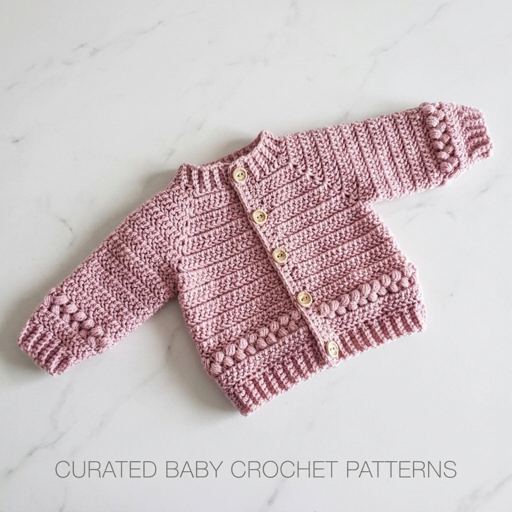 Ayla Cardigan Sizes Baby Cardigan | Crochet Pattern PDF
