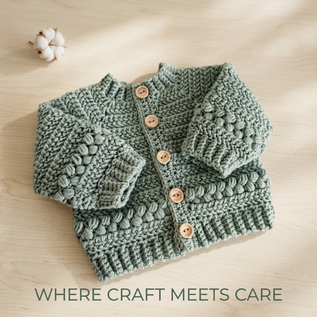 Ayla Cardigan Sizes Baby Cardigan | Crochet Pattern PDF