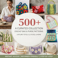 Crossbody Market Bag Tote | Crochet Pattern PDF