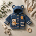 Bear Ears Baby Hoodie Bear Ears v6 | Crochet Pattern PDF