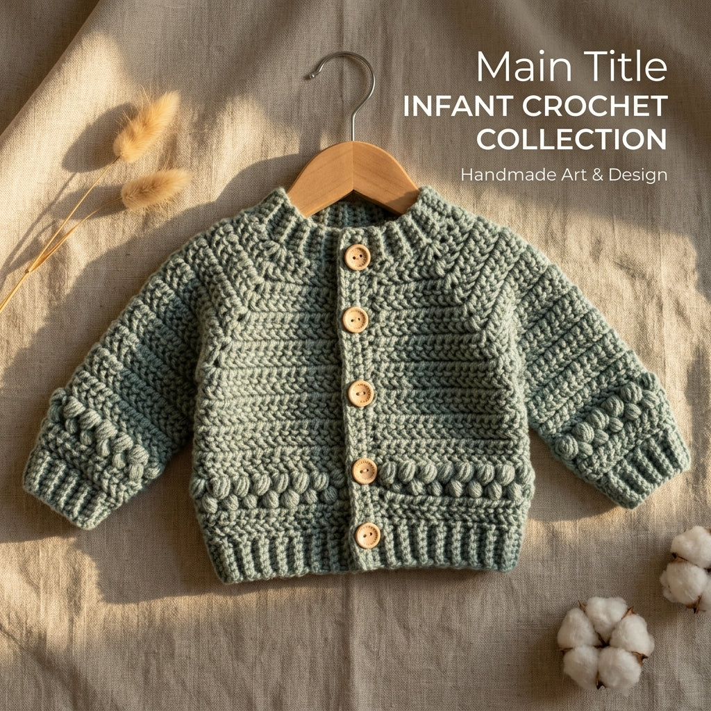 Ayla Cardigan Sizes Baby Cardigan | Crochet Pattern PDF