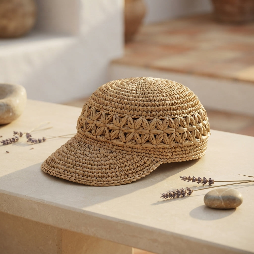 Chic Sun Visor | PDF Crochet Guide — Design 7