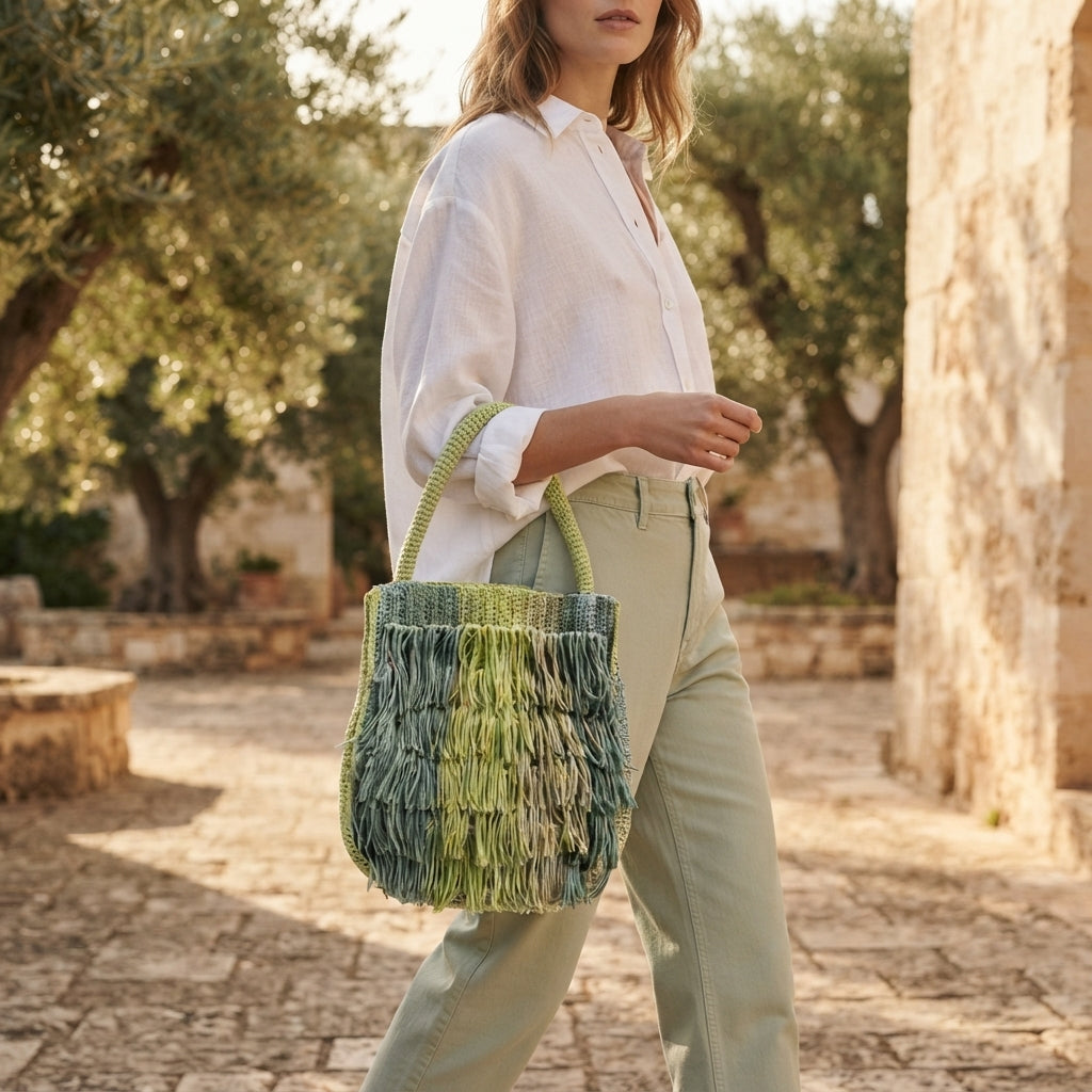 Crossbody Market Bag Tote | Crochet Pattern PDF