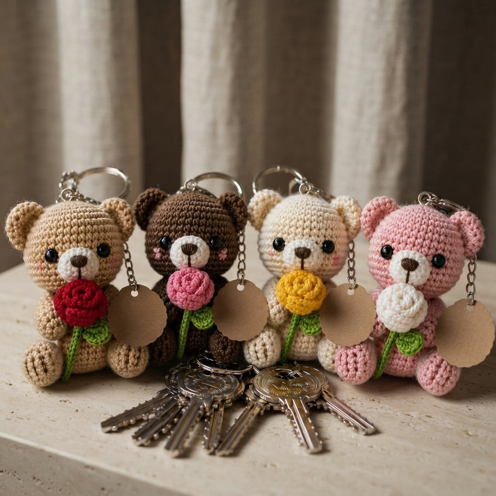Playful Keychain Mini Charm | Amigurumi Pattern