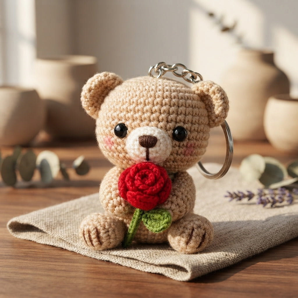Playful Keychain Mini Charm | Amigurumi Pattern