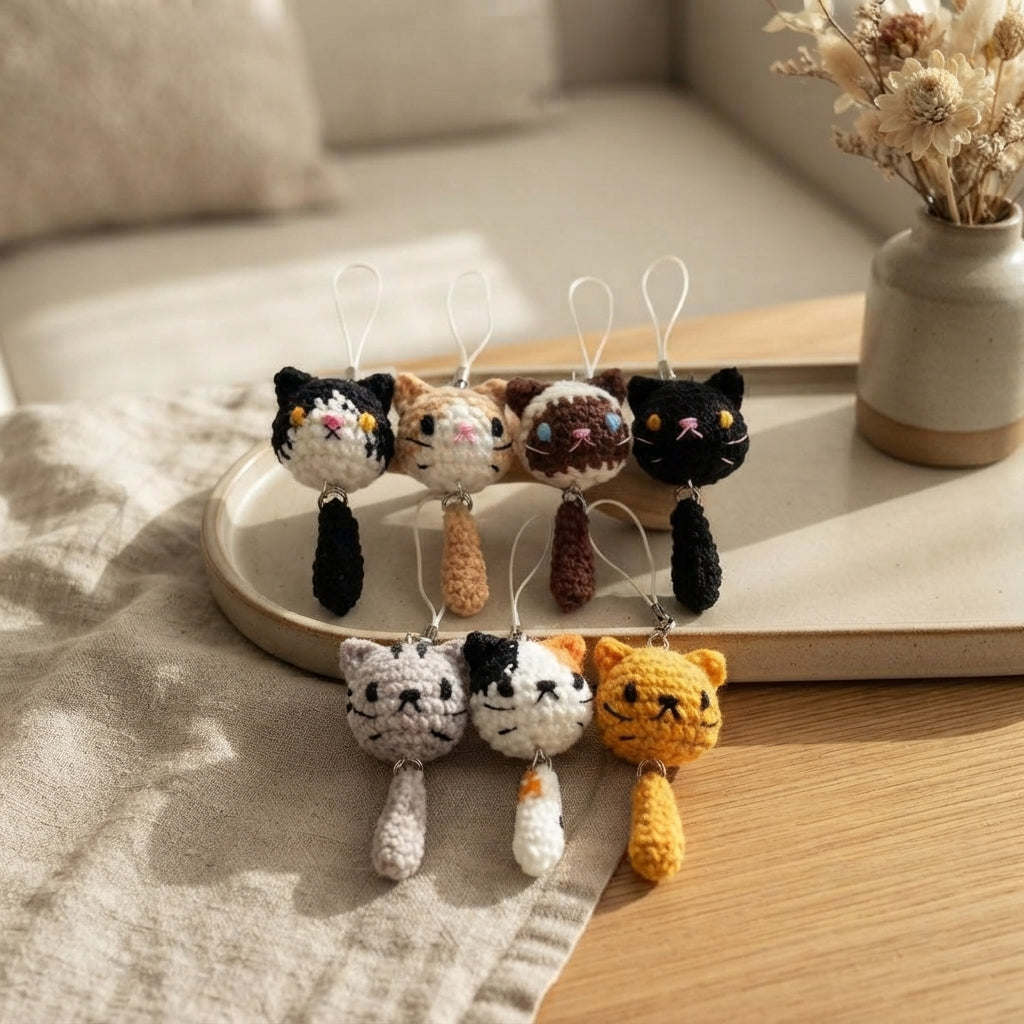 Gorgeous Keychain Bag Charm | Crochet PDF Pattern — Design 4
