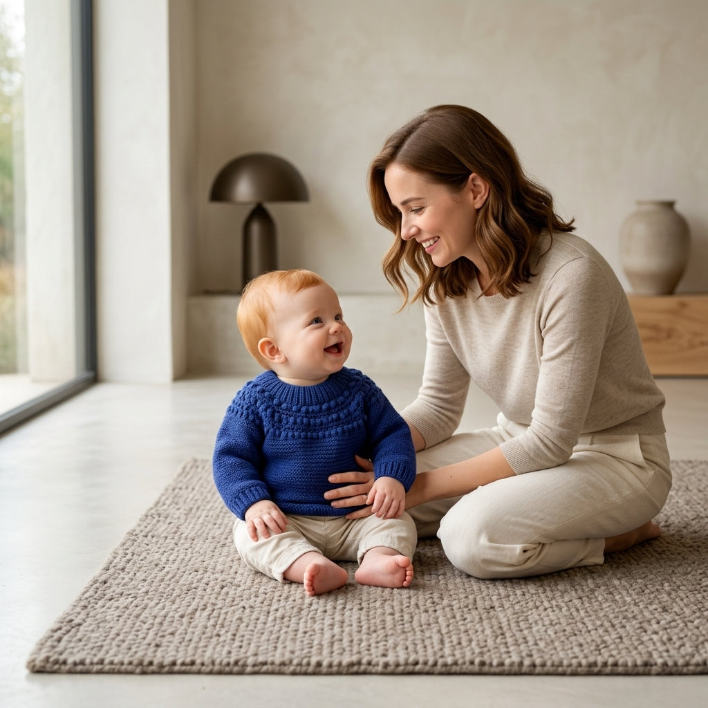 Textured Baby Pullover | Crochet Pattern PDF