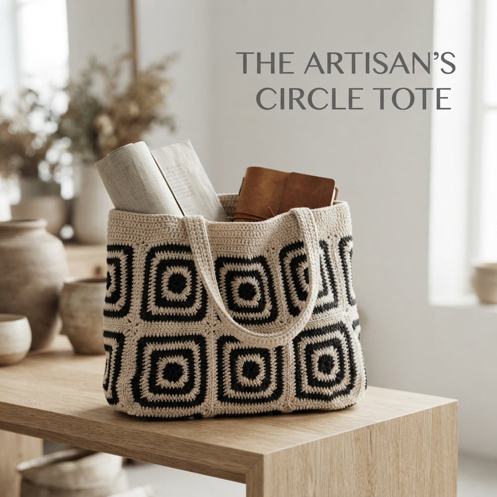 Granny Square Granny Square Tote V4 | Crochet Pattern PDF