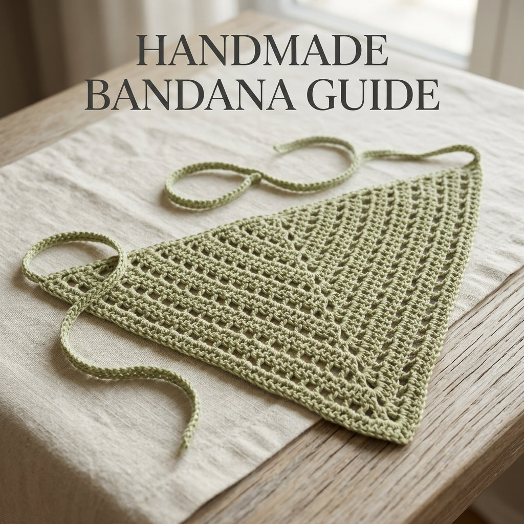 Spring Green Headscarf | Crochet Pattern PDF
