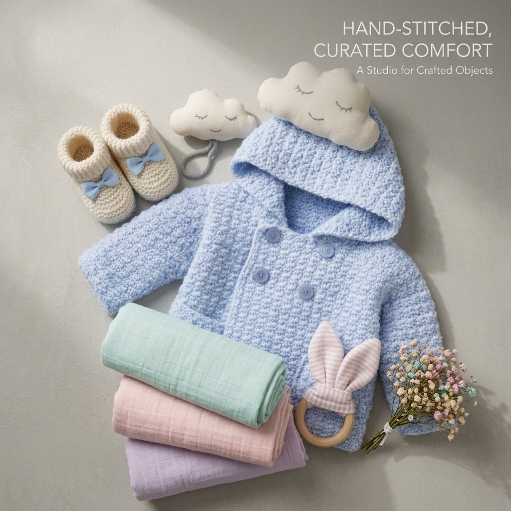 Cardigan Hooded Jacket Baby Hoodie | Crochet Pattern PDF