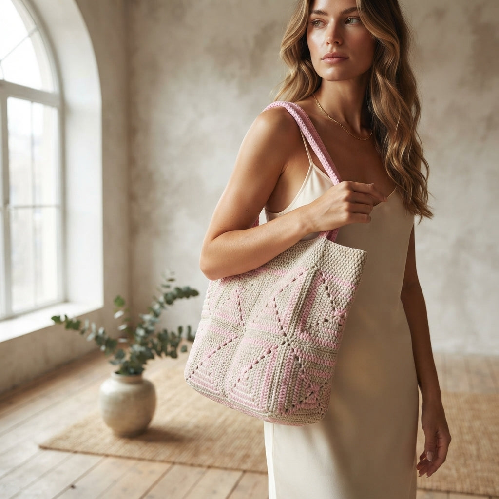 Granny Square Granny Square Tote V4 | Crochet Pattern PDF