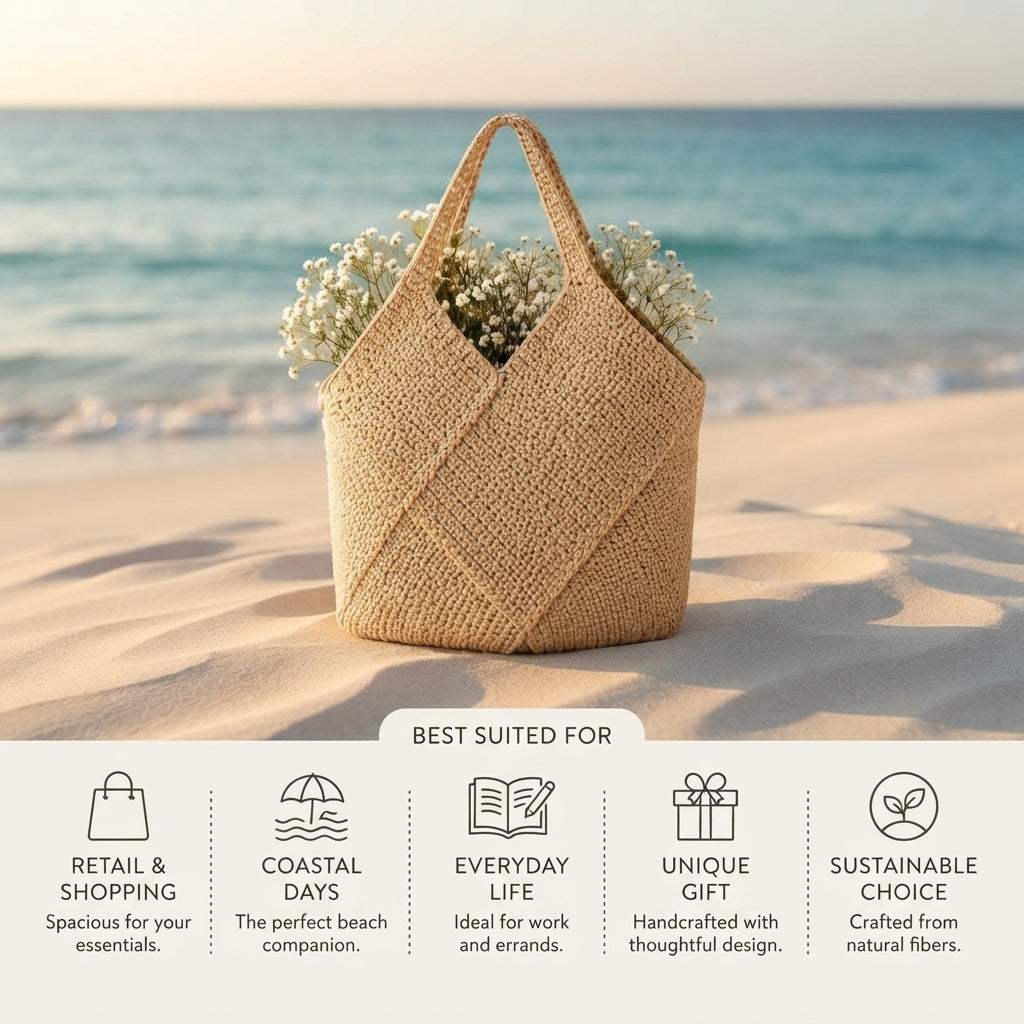 Purse Pouch Tote | Crochet Pattern PDF