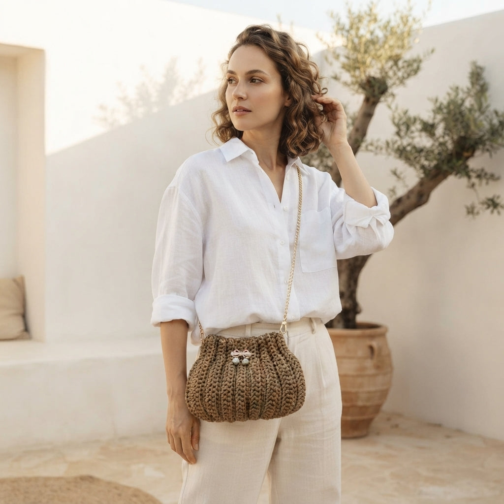Tutorial Patterndiy Shoulder Bag | Crochet Pattern PDF