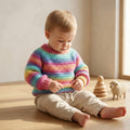 Athabasca Falls Children'S Baby Pullover | Crochet Pattern PDF