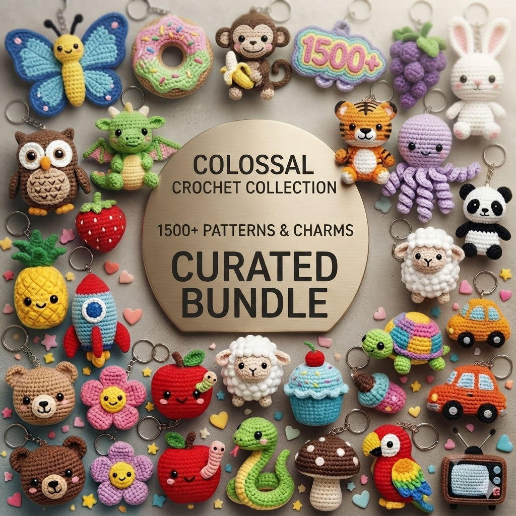Premium 1500+ Mini Charms | Amigurumi Pattern Pack