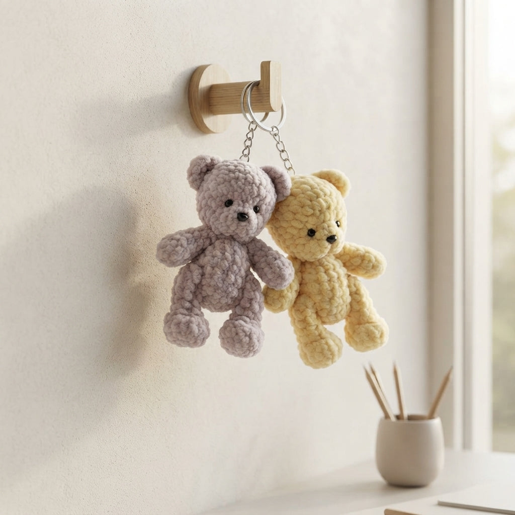 Adorable Keychain Keychain | Crochet Pattern PDF