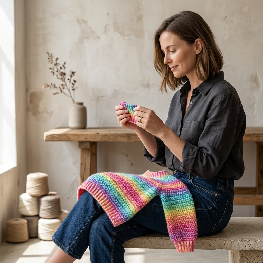 Athabasca Falls Children'S Baby Pullover | Crochet Pattern PDF