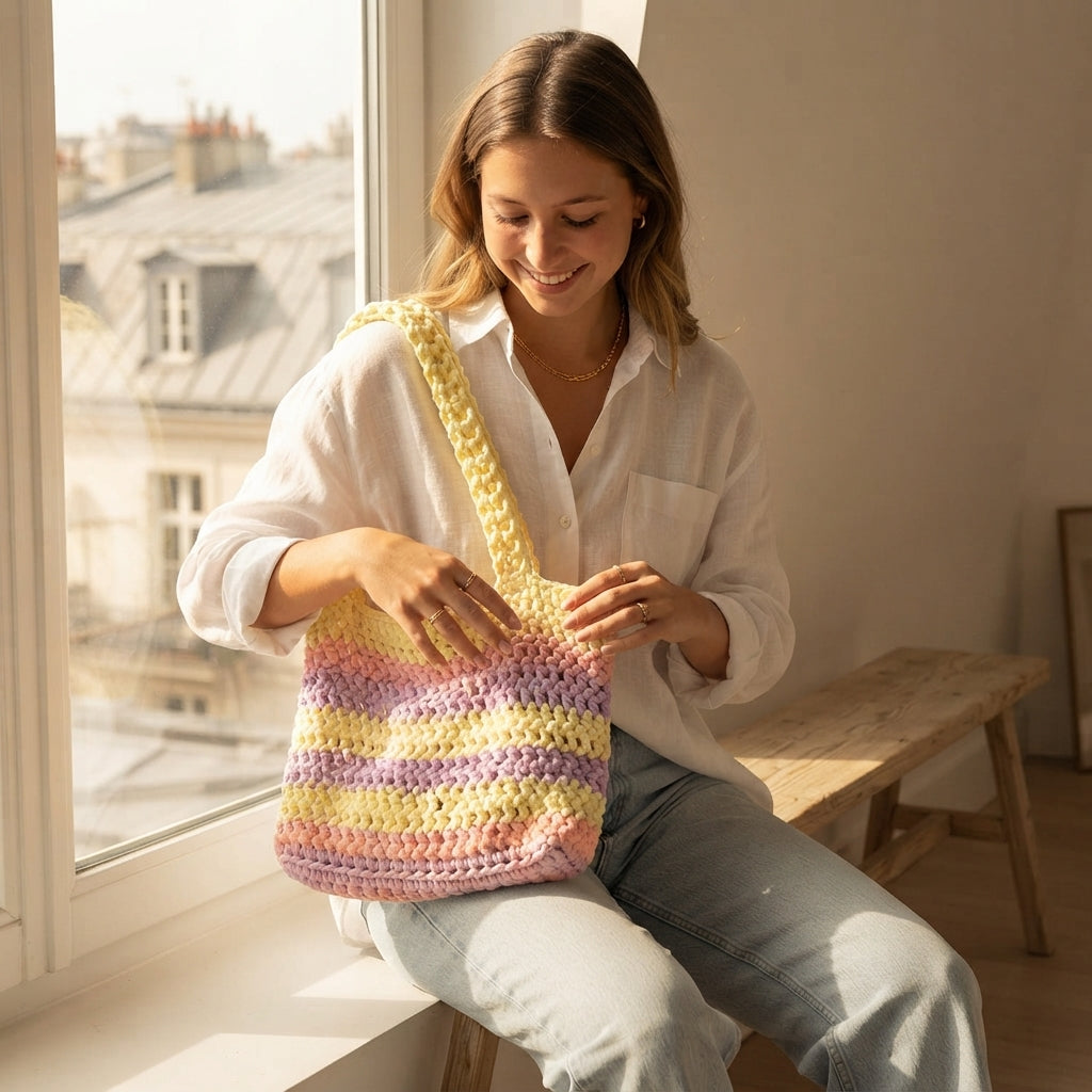 Handbag Everyday Tote | Crochet Pattern PDF