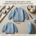 Bobble Baby Cardigan | Crochet Pattern PDF