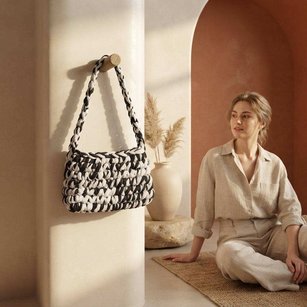 Shoulder Tshirt Shoulder Bag | Crochet Pattern PDF