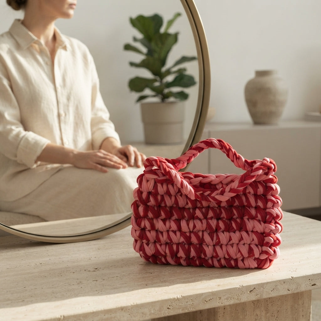Shoulder Tshirt Shoulder Bag | Crochet Pattern PDF