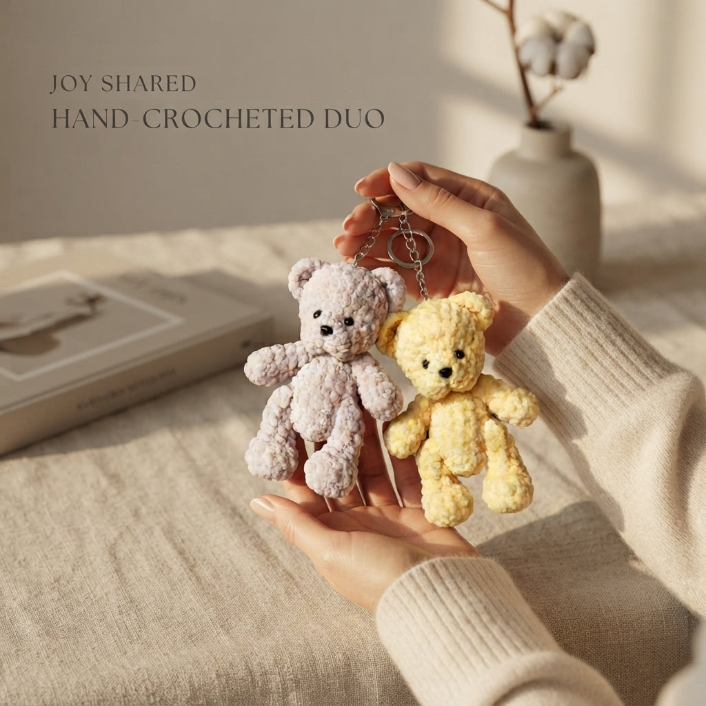 Adorable Keychain Keychain | Crochet Pattern PDF