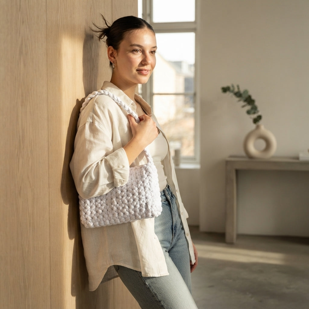 Shoulder Tshirt Shoulder Bag | Crochet Pattern PDF