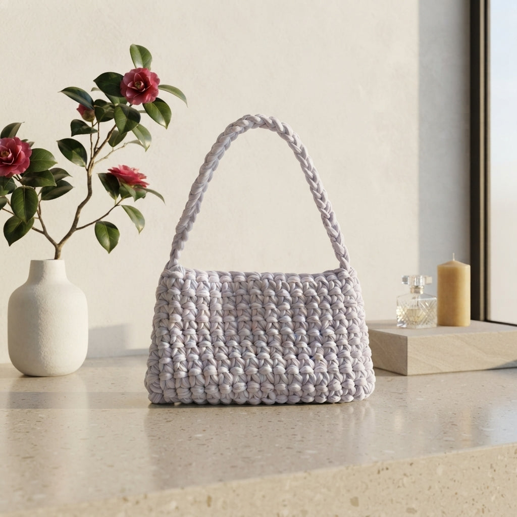 Shoulder Tshirt Shoulder Bag | Crochet Pattern PDF