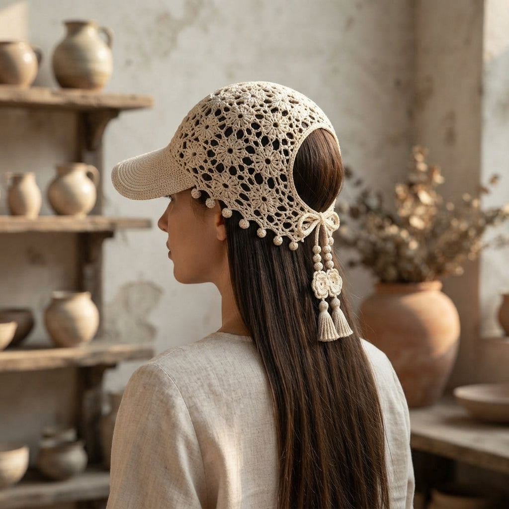 Trendy Summer Hat | Crochet Visor Pattern — Design 2