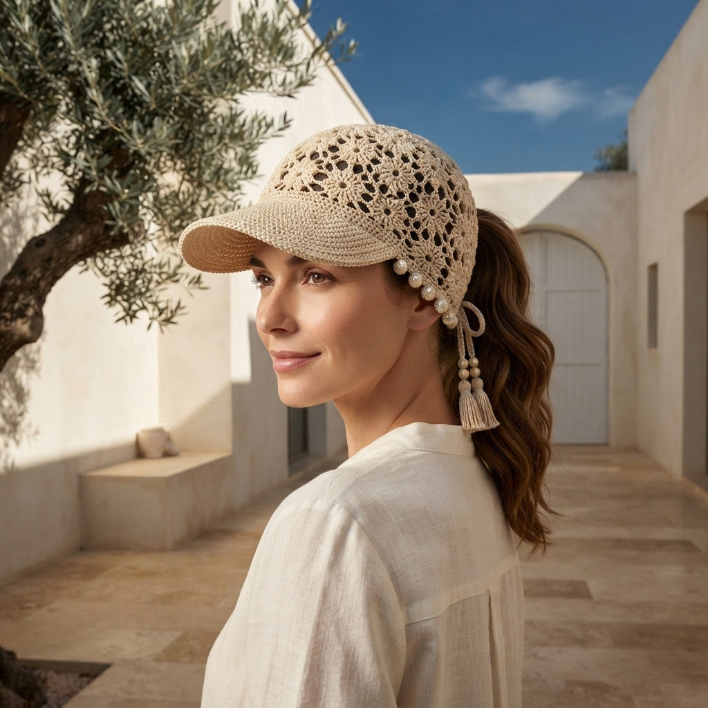 Trendy Summer Hat | Crochet Visor Pattern — Design 2