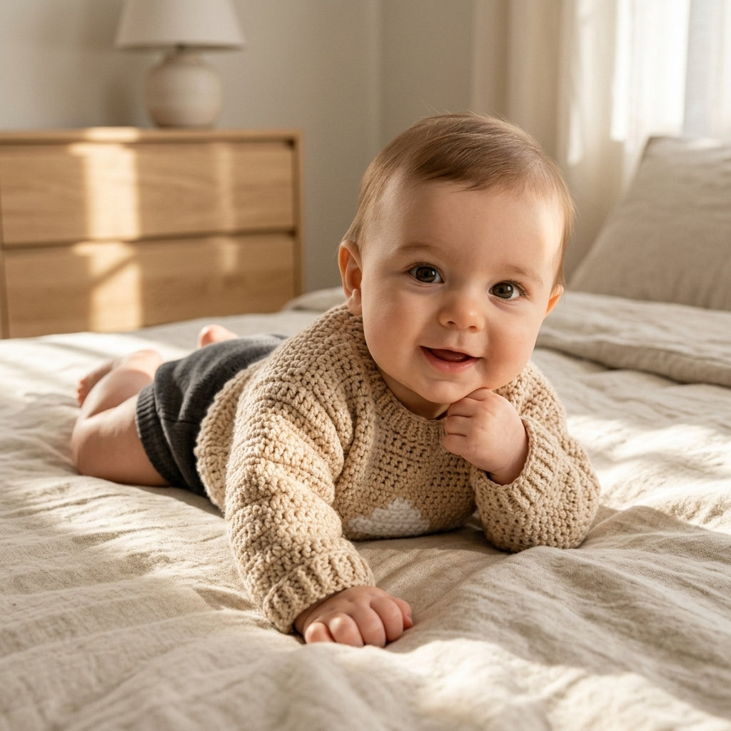 Sweater Boy Sweater Baby Pullover Classic v2 | Crochet Pattern PDF