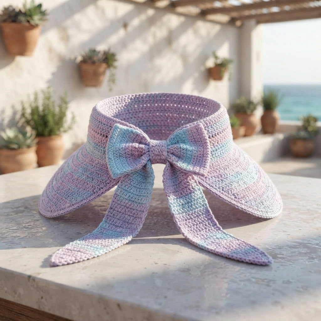 Pretty Sun Visor | Crochet Summer Pattern