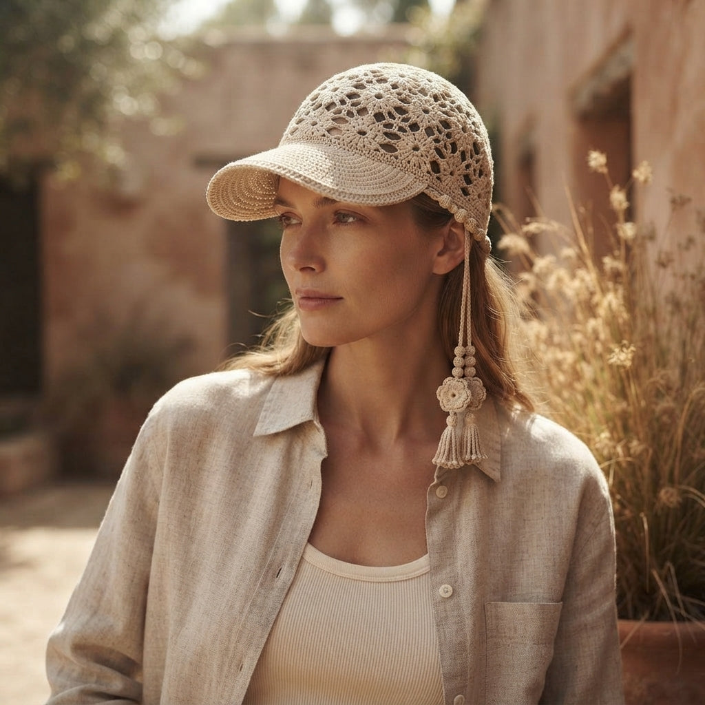 Trendy Summer Hat | Crochet Visor Pattern — Design 2