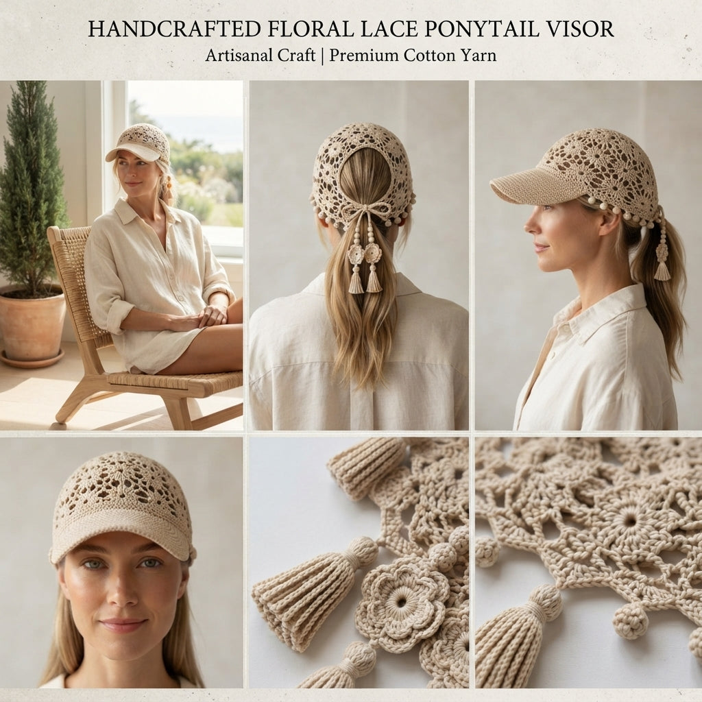 Trendy Summer Hat | Crochet Visor Pattern — Design 2