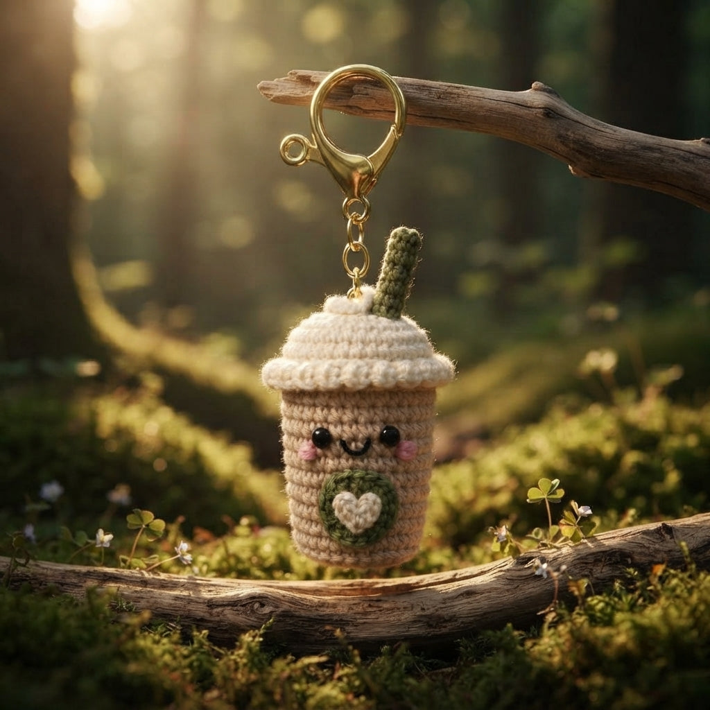 Tiny Bag Charm Charm | Crochet Pattern Download — Design 3