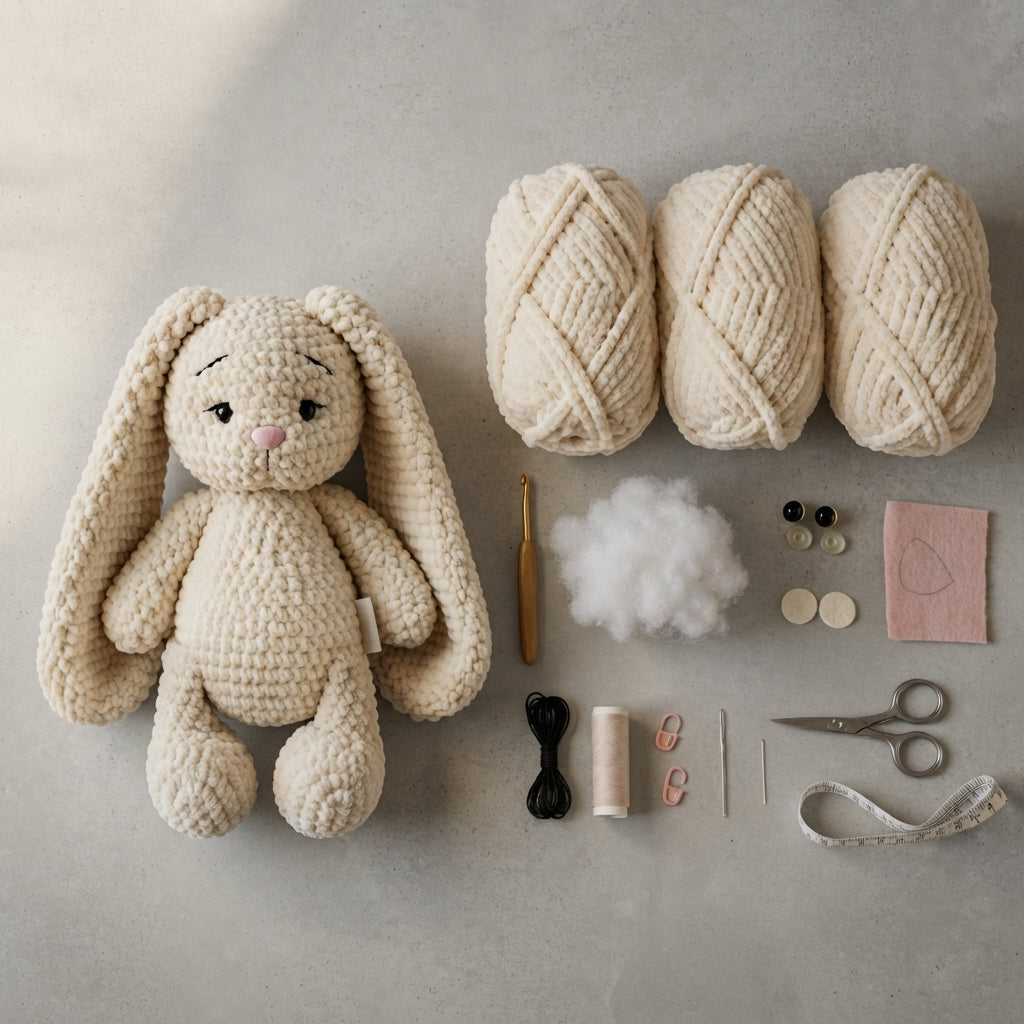 Sweet Amigurumi Bunny V2 | Crochet PDF Pattern