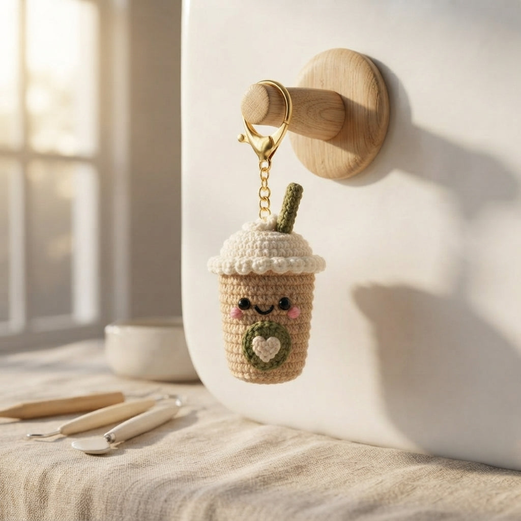 Tiny Bag Charm Charm | Crochet Pattern Download — Design 3