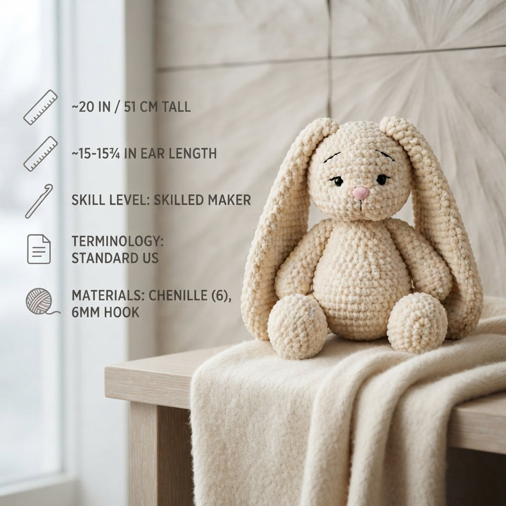Sweet Amigurumi Bunny V2 | Crochet PDF Pattern