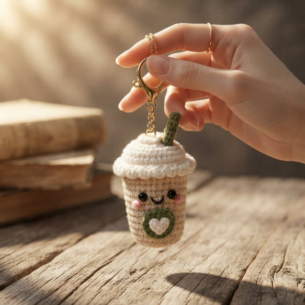 Tiny Bag Charm Charm | Crochet Pattern Download — Design 3