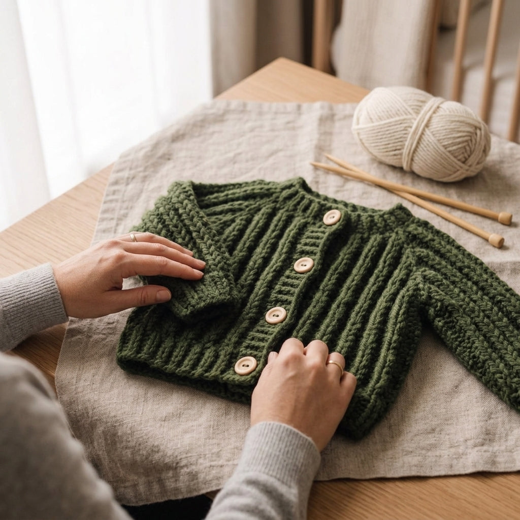 Cable Baby Cardigan | Crochet Pattern PDF