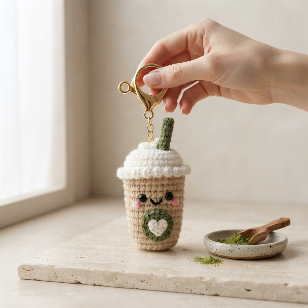Tiny Bag Charm Charm | Crochet Pattern Download — Design 3