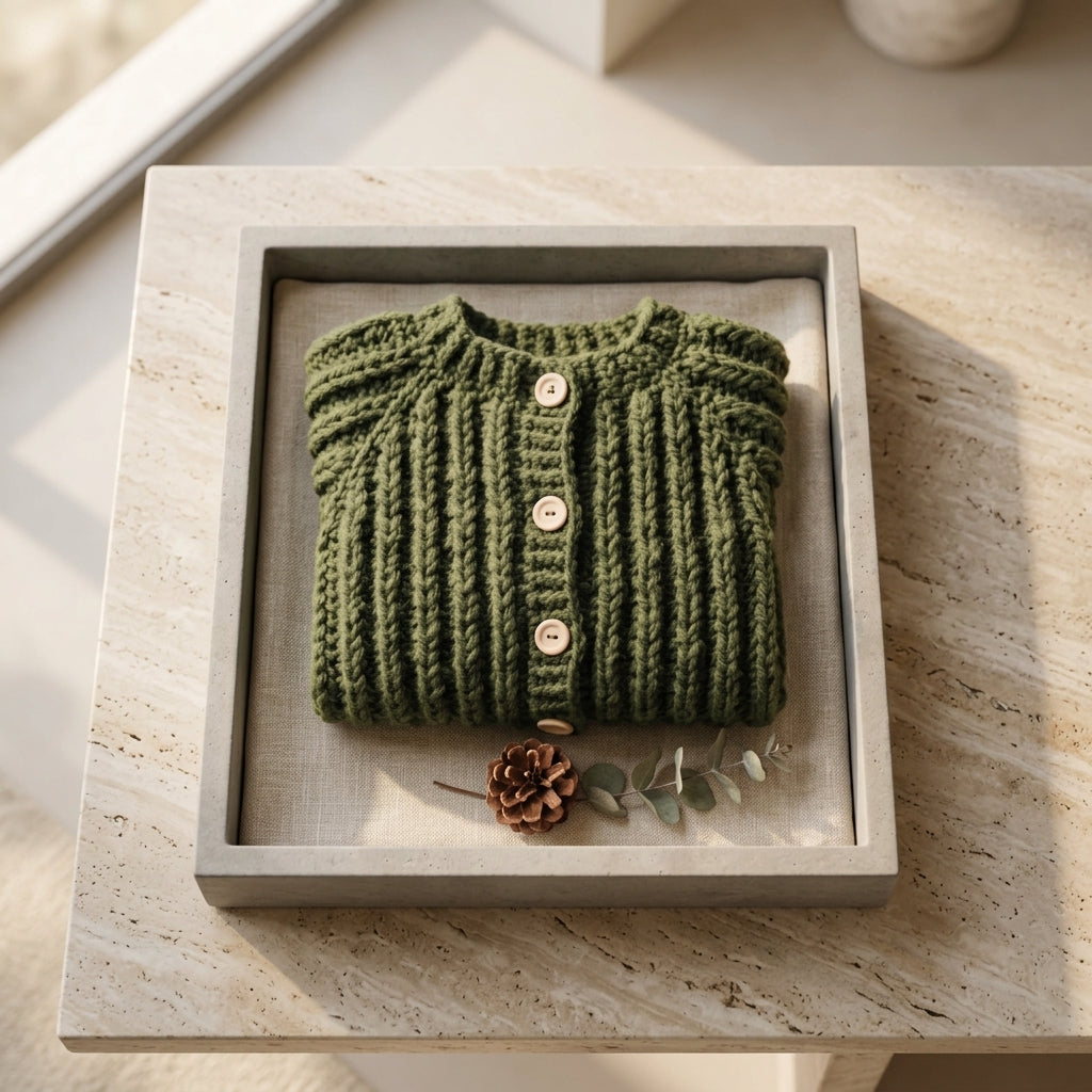 Cable Baby Cardigan | Crochet Pattern PDF